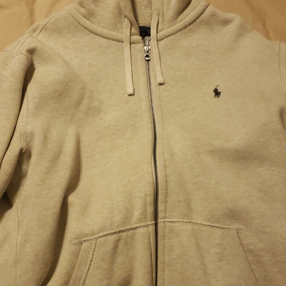 Xl white polo jacket